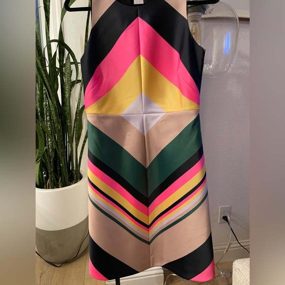 Below the knee dress, zipper and button closure in back, lined - Picture 2 of 4